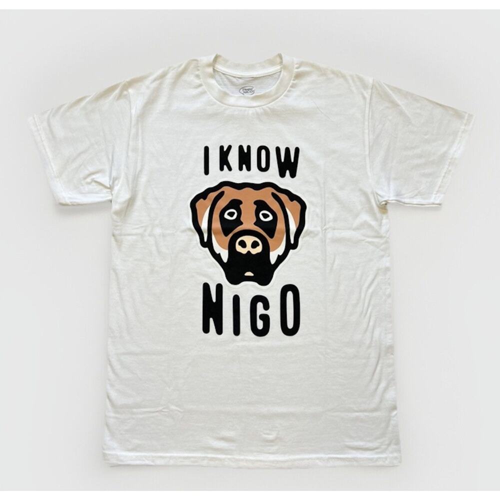 “I Know Nigo” Dog Face Album Tee - Medium- White- Brand New-Human Made
